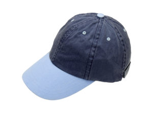 Gorra Deslavada Combinada, 100% algodón